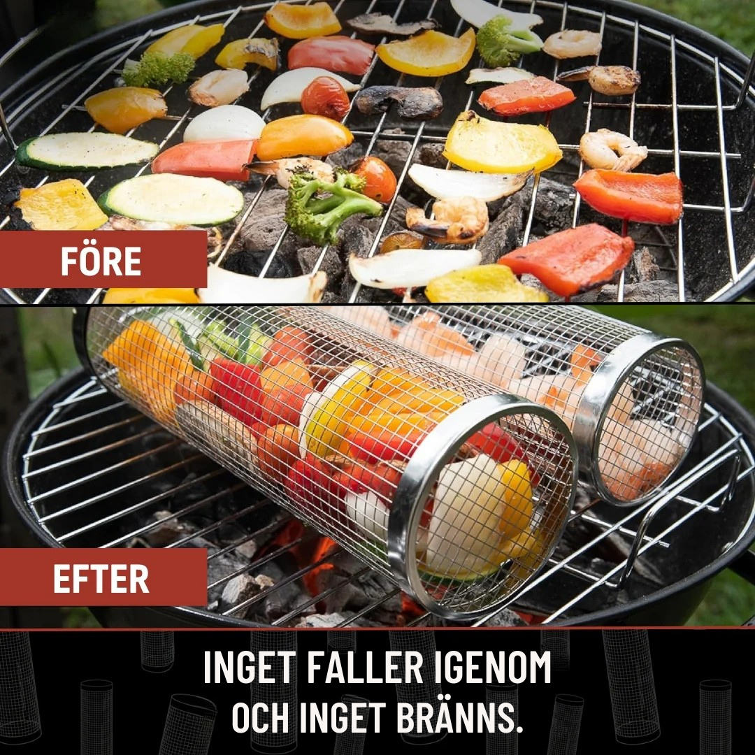 GrillMastern 360™ - Roterande Grillkorg
