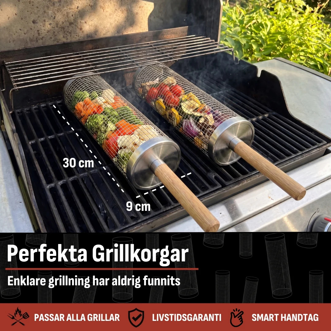 GrillMastern 360™ - Roterande Grillkorg